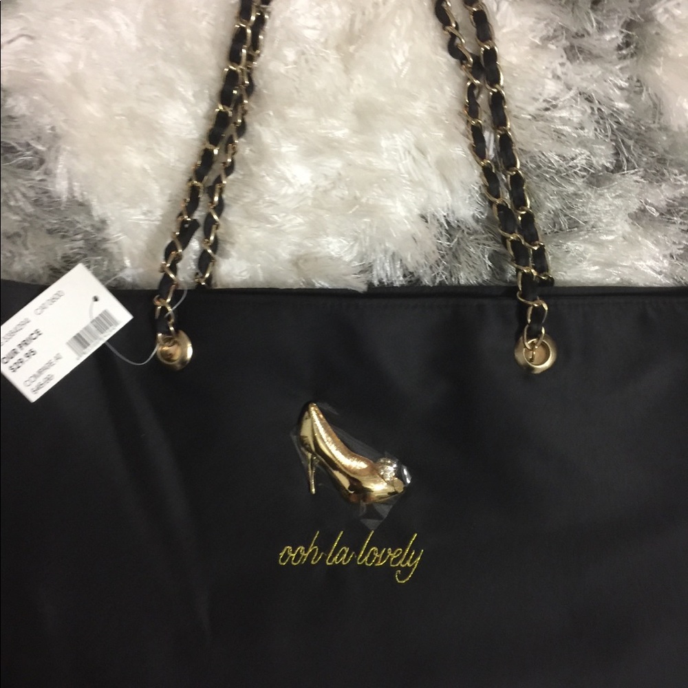 DSW Black Tote NEW!! - Picture 2 of 4